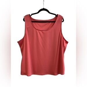 Women's Sleeveless Pink Top Size 18W/20W